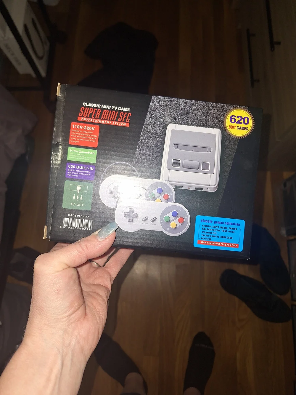 Classic Super Mini SFC 620 Games Retro Console - Gray - Picture 1 of 3